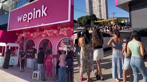 Fila gigante marca inauguração da primeira loja da Wepink em Goiânia