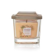 Amazon Com Yankee Candle Small 1 Wick Square Candles Tonka Bean Pumpkin Home Kitchen