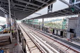 Mrt sbk line connects sungai buloh (northwest of kl) and kajang (southeast of kl) through its 51 km route comprises of 41.5 km elevated guideway with 24 stations and 9.5 km tunnel segment with 7 under ground stations. Pictures Of Batu 11 Cheras Mrt Station During Construction Klia2 Info