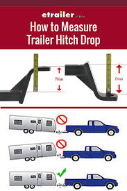 How To Measure Trailer Hitch Drop Towing Trailer Travel Trailer Camping Trailer