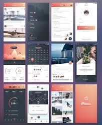 Free download instagram app ui design with fully psd layer. Top 35 Free Mobile Ui Kits For App Designers 2021 Colorlib