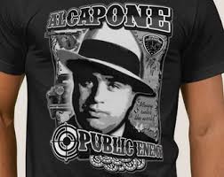 Al Capone T-Shirt gangsta chicago mafia cartel bandit prohibition 5XL 4XL  3XL XXL XL L M S oversize white black grey