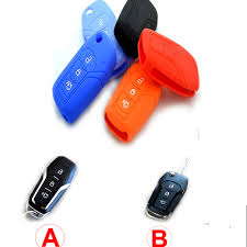 Details About Keyless Entry Remote Key Case Holder Car Key Cover Ring For Ford Mondeo Escort