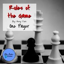 One the opponent's piece is removed from the board and is out of play for the rest of the game. Rules Of The Game By Amy Tan Short Story One Pager By Blue Binder Lessons