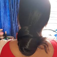 Simple bun hairstyles that looks simply prepossessing at royal parties and decent while you are at work is made engage the loose end of the hair on to the bun and secure it using the twist pins. A Loose Indian Repunzals Beauty Queen By Jhumki Acooli Facebook