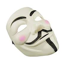 Hacker mask for kids, anonymous mask halloween costume cosplay masquerade party. 1 Packs V For Vendetta Anonymous Resin Fancy Cool Costume Cosplay Mask Hacker Mask For Costume Kids White Anonymous Face Masks For Halloween Party Diy Toy Head Mask Walmart Canada