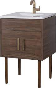 Freestanding 24 inch bathroom vanity. Cutler Kitchen Bath Midcnt24 24 Inch Freestanding Bathroom Vanity With 2 Soft Close Doors Countertop And Sink And European Soft Close Hardware