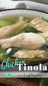 Chicken Tinola Tinolang Manok Video Recipe Video In 2020 Tinola Tinolang Manok Recipe Pilipino Food Recipe