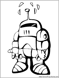 They will provide hours of coloring fun for kids. Drawing Robot 106626 Characters Printable Coloring Pages