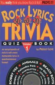 Did you know these fun bits of trivia and interesting bits of . Rock Lyrics Trivia Quiz Book 50s 60s 70s Roc 9781563910043 Ebay