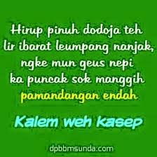 Maybe you would like to learn more about one of these? Kata Mutiara Sabar Sunda Qwerty