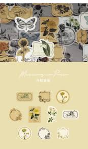 信的戀人 花葉旅箋素材紙植物復古標簽牛皮紙硫酸紙手帳拼貼裝飾 設計師 notefor 信的戀人 pinkoi youtube design instagram the way you are