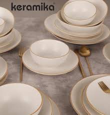 Kütahya porselen nanoceram 24 parça yemek seti 89028a. Keramika 24 Parca Yemek Takimi En Ucuz