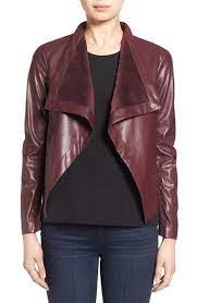 Bb Dakota Peppin Drape Front Faux Leather Jacket Bbdakota Cloth Streamlined Jacket Faux Leather Jackets Jackets