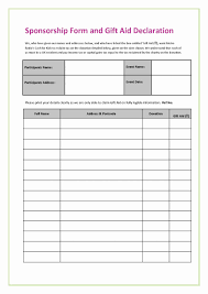 Sponsorship Form Template Word Elegant Sponsorship Form Template With Gift Aid A1d1cf7b0c50 In 2020 Sponsorship Form Template Template Free Free Proposal Template
