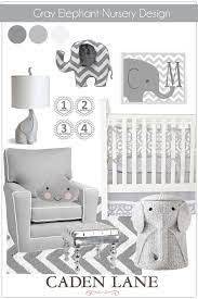 Gray Elephant Nursery Design Baby Elephant Nursery Baby Bed Elephant Baby Rooms