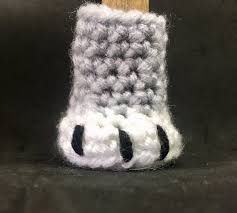 Cat Paw Chair Sock Crochet Pattern Etsy In 2020 Chair Socks Crochet Chair Socks Chair Socks Pattern