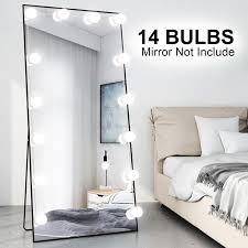 Chende Hollywood Style Led Vanity Mirror Lights Kit With Dimmable 14 Light Bulbs Lighting Fixture Strip For Makeup Vanity Table Set In Dressing Room Mirror Not Included Walmart Com Walmart Com