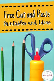 free cut and paste worksheets printables homeschool giveaways