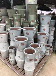 Cascade Light Blue Glazed Planter (3 Sizes) - Ccb - Cascade - Riverhill  Garden Supplies