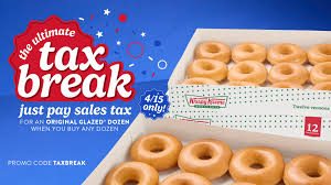 KRISPY KREME® Offers Taxpayers Sweet Tax Break on Tax Day