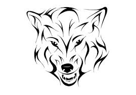 Simple pleasing wolf face celtic tattoo ideas on side for girls and women. 18 Awesome Tribal Wolf Tattoo Only Tribal