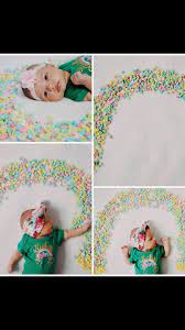 Diy Lucky Charms St Patrick S Day Baby Photoshoot Baby Milestones Pictures Holiday Baby Pictures Baby Holiday Photos
