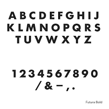 Fonts cannot be copied and pasted, whereas the special . Futura Bold Plastic Sign Letters Any Color Any Size