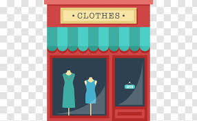 Clothing Shopping Clothes Shop Cartoon Transparent Png