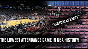 The Lowest Attended Nba Game In Nba History Youtube
