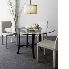 Halo Ebony Dining Table With 60 Glass Top Glass Round Dining Table Glass Dining Table Glass Top Dining Table