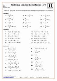 Select one or more questions using the checkboxes above each question. Solving Equations Maths Worksheet Algebra Worksheets Ks3 Year Geometry Matching Math For I Free Subtraction 1st Grade 1 Addition Pdf Kindergarten Esl Adding And Subtracting Saxon 5th Calamityjanetheshow