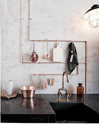 inspiratie koper koperen keuken koperen buizen keukens