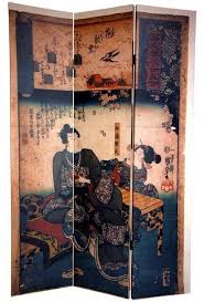 Shop screens and room dividers at 1stdibs, a leading resource for antique and modern home accents made in japanese. 6 Tall Double Sided Japanese Figures Room Divider Asian Screens And Room Dividers By Shopladder Houzz