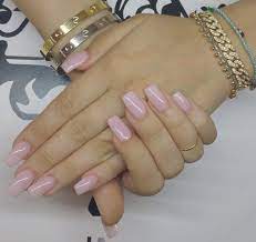 Light Pink Natural Color Nails Short Coffin Nails Designs Short Acrylic Nails