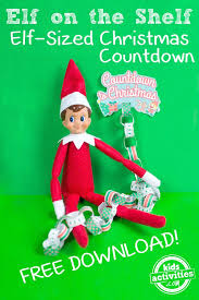 After cutting, fold each dotted line back, as shown. Elf On The Shelf Countdown To Christmas