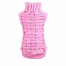 2017 Dog Clothes Pet Winter Sweater Coats Knitwear Puppy Clothing Warm Jackets Hemp Jumper High Collar Coat Apparel Drop Ship