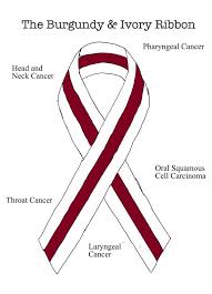 Head and neck cancer ribbon. The Burgundy And Ivory Ribbon By Ryu Ren On Deviantart Throat Cancer Ribbon Throat Cancer Cancer Ribbon Colors