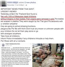 The kidnapper is often someone. Are These Malaysian Kids Being Smuggled To Organ Farms Across The Thai Border