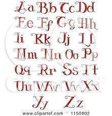 The english alphabet consists of 26 letters. Formal Red Alphabet Letters Posters Art Prints By Interior Wall Decor 1150802