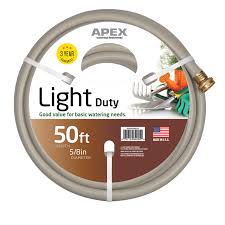 Secure hoses in place with garden pins to keep them from shifting. Light Duty Garden Hose Light Gardening Needs Apex Hose
