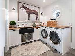 Gas dryers need a gas supply line and more than 50 feet of venting to the outside. Laundry Room Landhausstil Hauswirtschaftsraum Portland Von Kuda Photography Houzz