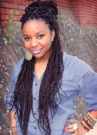 Relaxed Look And Senegalese Twists Love It Natural Hair Styles Hair Styles Braided Hairstyles