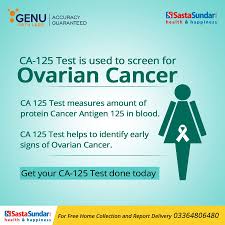 Genu Path Labs Detect Ovarian Cancer With Ca 125 Test At Facebook