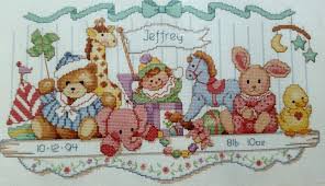 The vivid colors and scenic picture with the dimensions glory of autumn counted cross stitch kit will make it a nice addition to any decor. Dimensions Cross Stitch Kit Toy Shelf Baby Birth Record Elephant In 2021 Dimensions Cross Stitch Nursery Cross Stitch Cross Stitch