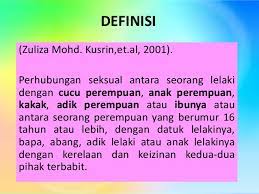 Jenayah tersebut dapat dibendung dengan lebih. Sumbang Mahram Isu Moral