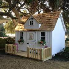 Casuta din lemn pentru copii hannah. Casute De Gradina Din Lemn Pentru Copii Mereu Bucurosi Backyard House Play Houses Backyard Playhouse