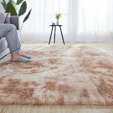 Motley Fluffy Rug Soft Plush Carpets For Living Room Home