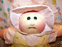Absolutely Precious Cabbage Patch Kid Soft Sculpture Bald Baby Girl