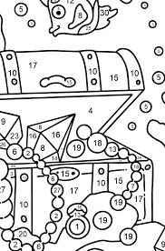 Kids will love drawing and coloring the treasure planet coloring pages. Coloring Page A Fish And A Treasure Download